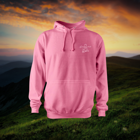 LIMITED EDITION - Candy Pink Inner Demons Sunset Hoodie - UK