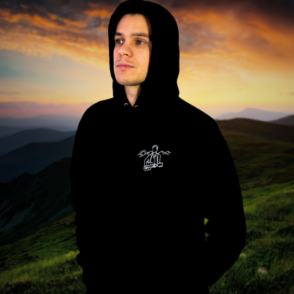 Black Hoodie - Inner Demons Sunset -  UK