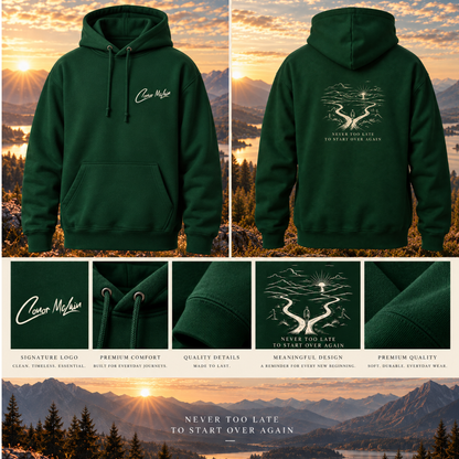 Irish Green Hoodie - Never too late