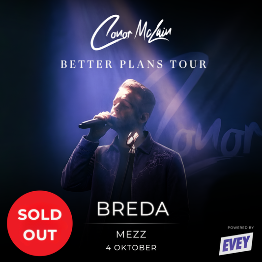 Conor McLain Show Ticket - 04/10 - Breda - Mezz *Sold Out*